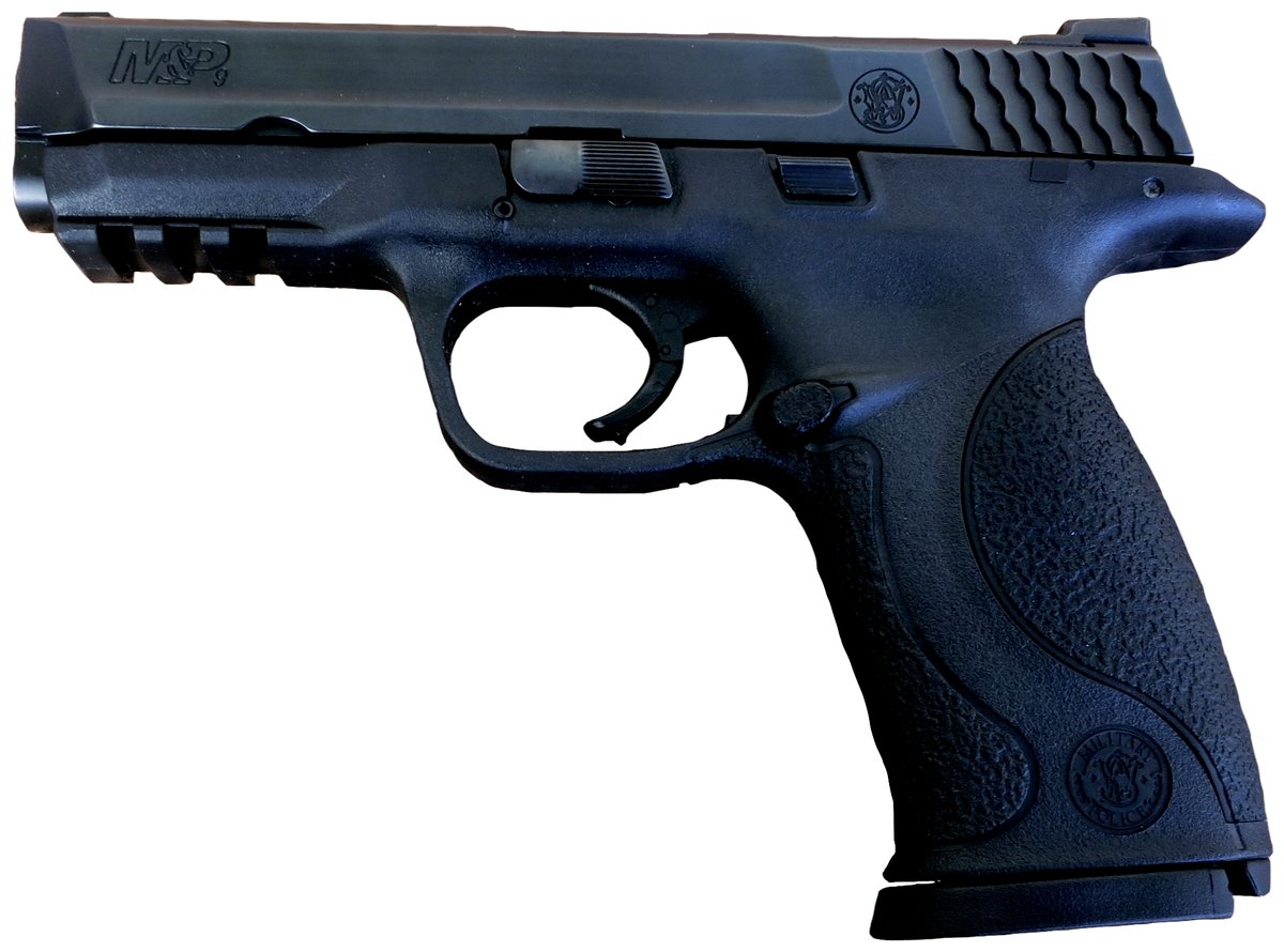 Smith & Wesson 9mm pistol (model not stated) (model photo)